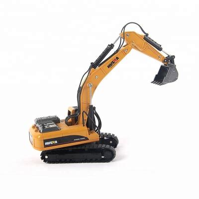 China Toy TongLi Huina 1:50 Metal Alloy Excavator Building Model Durable 1710 Diecast Diecast Car Toy Static Excavator Models Mini for sale