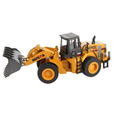 China Alloy Loader Huina Model 1/40 Scale 1913 Wheel Loader Metal Alloy Construction Diecast Vehicle for sale