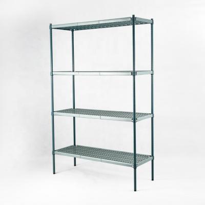 China Kitchen Storage Viable Material Support pp Mat Wire Shelving for sale