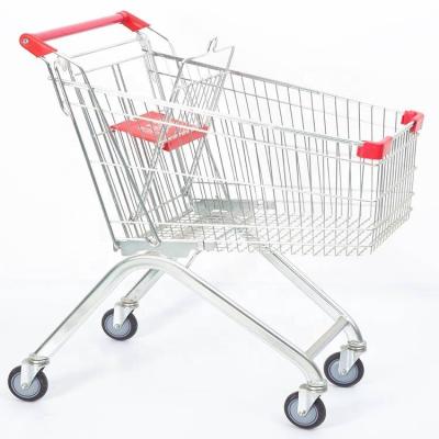 China Haevy Duty Type Supermarket Shopping Trolley Euro Trolley for sale