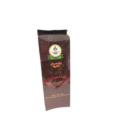 China Safety Custom Aluminum Foil Bag Side Gusset Disposable Coffee Bag With Valve for sale