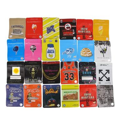 China Custom Safety Smell Proof Cookie Plastic Mylar Zipper Bags For Packaging for sale