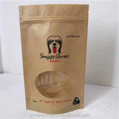 China BIODEGRADABLE Eco Friendly Degradable Bio Food Bags With Window For Dog Food for sale