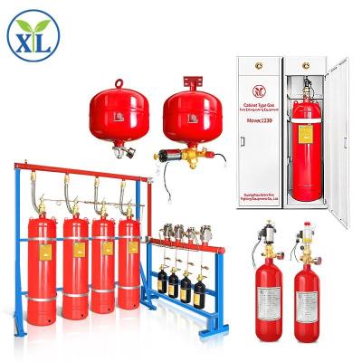 China Pipe Line Gas Fire Extinguisher System FM200 Gas Suppression System For Fire Control for sale