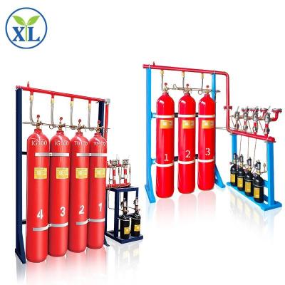 China Gas Ig 541 System Fire Extinguisher Agent Bottle Group 90L / 20MPa For Treasure Warehouse for sale