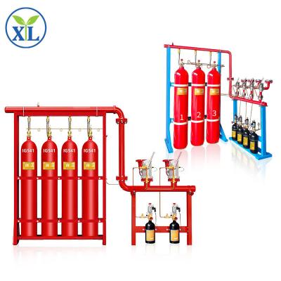 China Ig 541 Gas Suppression System Agent Bottle Group 90L/15MPa Warehouse Fire Fighting for sale