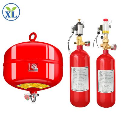 China 20-30kg Clean Gas Automatic Carbon Steel FM200 Hanging Heptafluoropropane Fire Extinguisher for sale