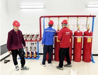 China Pipe Line FM200 Fire Extinguishing System Gas Fire Extinguisher with for sale