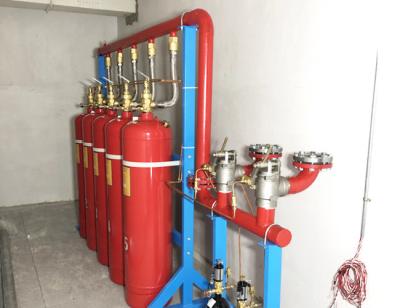 China Automatic FM200 Fire Suppression System With Fire Extinguishers For Libraries for sale