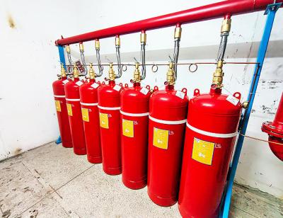 China Alarm Hfc-227ea Fm 200 Extinguishing Agent Exhaust Fire Fighting Equipment for sale