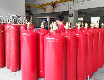 China Fm200 Gas Fire Suppression System 120L FM200 Fire Extinguisher Gas Cylinder for sale