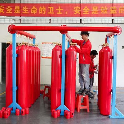 China Piston Flow Fire System Clean Gas Fire Extinguisher Device IG541 for sale