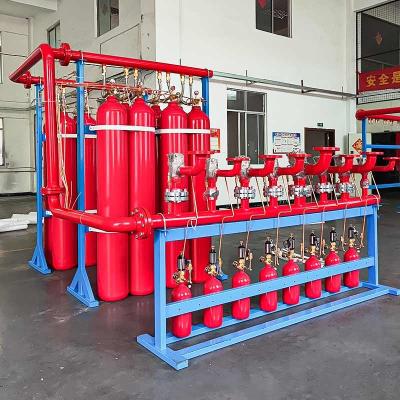 China Fm200 Flooding System 15Mpa Automatic IG541 Mixed Gas Fire Extinguishing For Server Room for sale