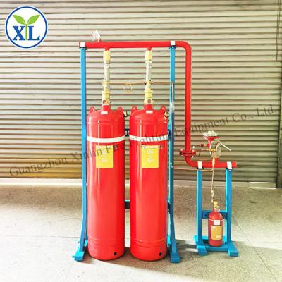 China 8～10C Fire Extinguishing Design HFC227ea Fire Suppression System With Electrical Manual Start for sale