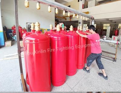 China Advanced Inert Gas Fire Suppression System 8～10C Fire Extinguishing Design Concentration 5.6MPA Storage Pressure for sale