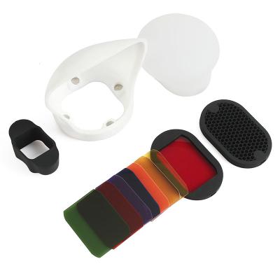 China Silicone Photo Photography Softbox Camera Flash Speedlite Kit Suit for sale