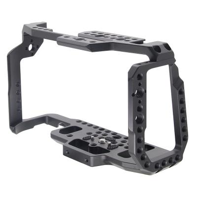 China Aluminum Alloy for BMPCC 4K 6K Camera Cage Movie Film Cage Fast Release Video Plate for Blackmagic Pocket Cinema Camera for sale