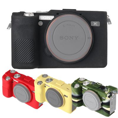 China Silicone Texture Surface Silicone Protective Camera Case For Sony A7C for sale