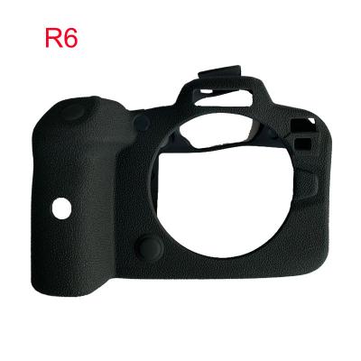 China Silicone Texture Surface Silicone Protective Camera Case For Canon EOS R6 for sale