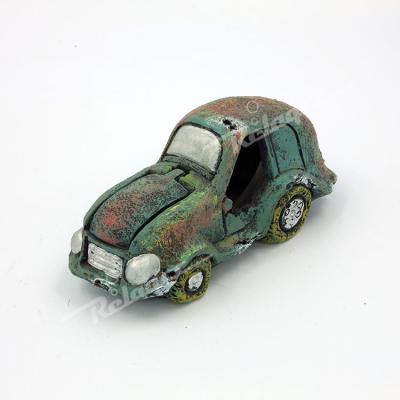 China Viable Resin Aquarium Ornament Cave Aquarium Decoration Damaged Car for sale