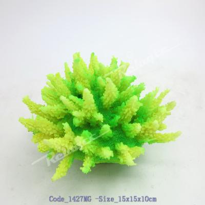 China Viable Artificial Coral Aquarium Ornament Set Colorful Aquarium Decoration for sale