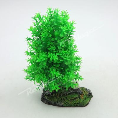 China Sustainable Aquarium Decorations Plastic Aquarium Plants Grass Artificial Plastic Aquatic Plant for sale