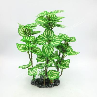 China Sustainable Aquarium Plastic Plants Grass Artificial Plastic Aquatic Plant for sale