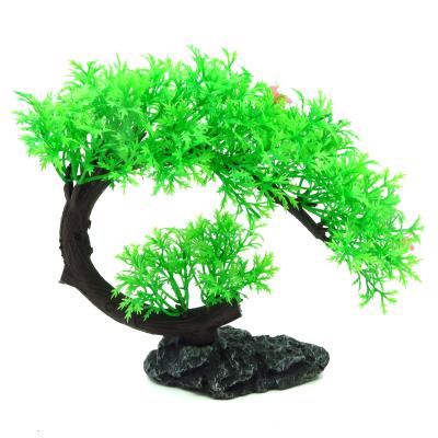 China Sustainable Aquarium Decoration Plastic Plants For Fish Tank for sale