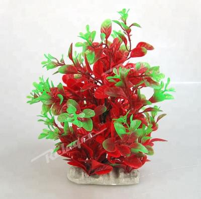 China Sustainable Aquarium Plastic Plants Grass Artificial Plastic Aquatic Plant for sale