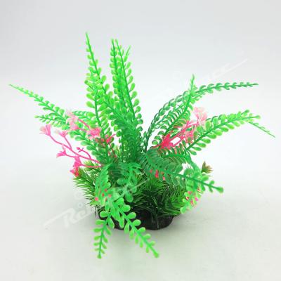 China Viable Decor Aquarium Plastic Plants Grass Artificial Plastic Aquatic Plant for sale