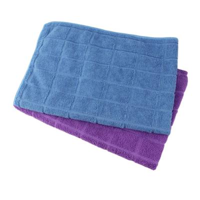 China Best Quality And Color Customized Size Microfiber Cleaning Waffle For Home And Hotel Cleaning for sale