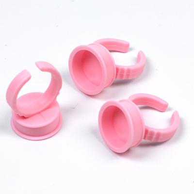 China Eyelash Extension & Plastic Makeup Ring Ink Container Cups Easy Ring Ink Tattoo Cup Permanent Tattoo Permanent Makeup for sale