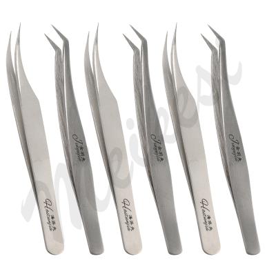 China High Quality Stainless Steel Anti-Static Tweezers Lash Volume Extension Permanent Tool Custom Eyelash Extension Tool for sale