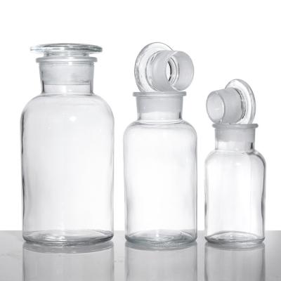 China Botellas de medicinas claras de 100 ml de vidrio de alto borosilicato en venta