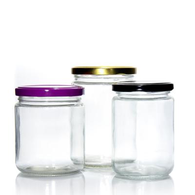 China Rectangular 4 Oz 3 Oz Spice Jars Freezer Safe Glass Storage Jars With Metal Lid for sale