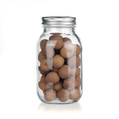 China Wide Mouth 86mm Width Mouth Preserving Jar Glass Mason Jar for Jam Peanut Butter for sale