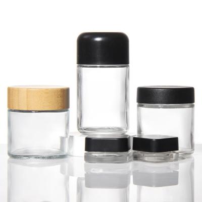 China Custom Design Personal Care Frosted Skincare Cream Glass Jar Bottle Manufacturer for sale