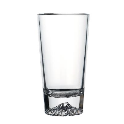 China Vidro de alto borosilicato com costelas de vidro de alta bola 10 oz Collins Glass à venda