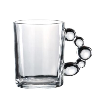 China Capa de cristal de vidrio de whisky a medida Tazas de cerveza resistentes al calor en venta