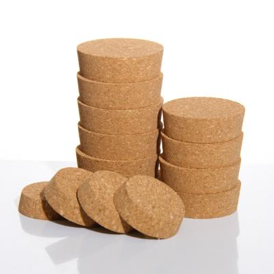 China                  Factory Custom Size Cork Lids for Storage Glass Candle Jars              for sale