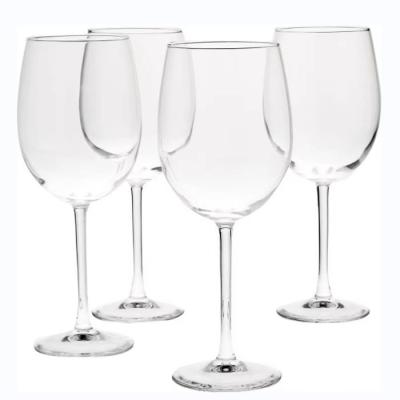 China Vidrios de vino blanco rojo transparentes de tamaño personalizado para la fiesta de bodas en venta