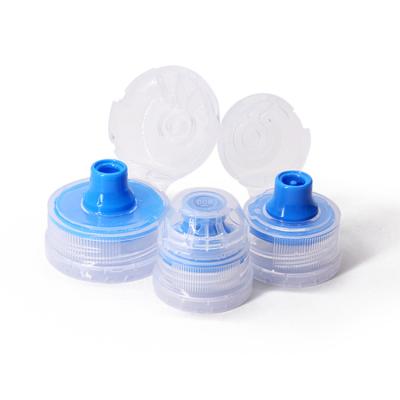 China Plastic Cap High Quality 28mm 38mm Sport Water Bottle Plastic Flip Top Cap for sale