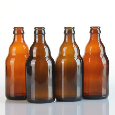 China Eco-Friendly 250ml 500ml 330ml Glass Beer Bottle for Beer Beverage Packaging for sale