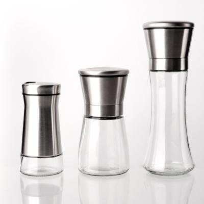 China 3.5oz 100ml Küchenzubehör Gewürz Glas Gewürz Glas Set für Zucker Salz Pfeffer zu verkaufen