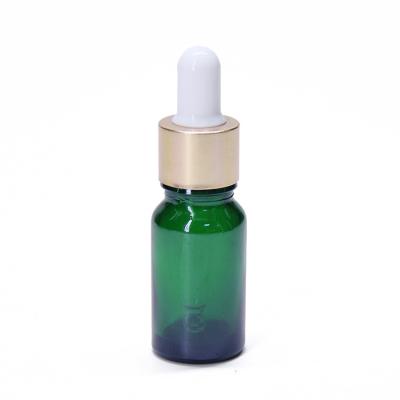 China 30ml Empty Glass Lotion Pump Bottles Amber Green Skin Care Serum Dropper Bottle for sale