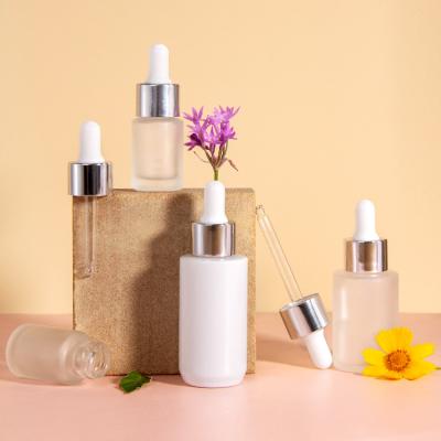 China Custom Skincare Essential Oil Serum Toner Container Lotion Packaging 5ml Cosmetic Glass Spray Pump Bottles for sale