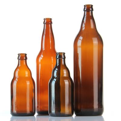 China Wholesale 250ml Clear Glass Soda Bottles For Carbonated Drinks With Crown Cap for sale