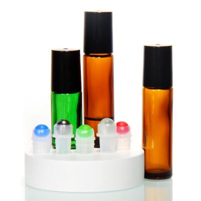 China Custom 5Ml 10Ml 15Ml Glass Perfume Roll On Bottle With Stainless Steel Roller Ball for sale