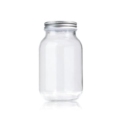 China High Quality Food Grade Mason Honey Bottle 2oz 8oz Glass Storage Jar With Lids for sale