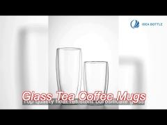 250ml espresso glassware etched stemless wine glasses double wall